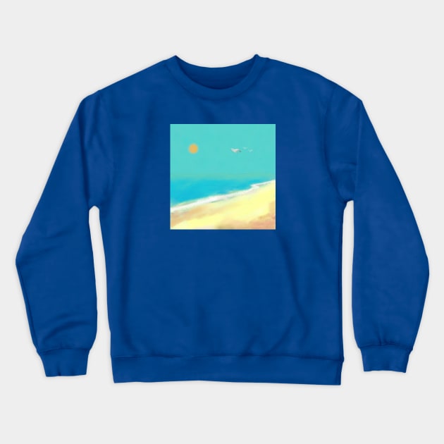 Sea beach Crewneck Sweatshirt by Jubida Joba